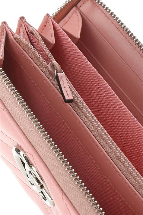 gucci zip around swing leather wallet pink|Gucci marmont zip around wallet.